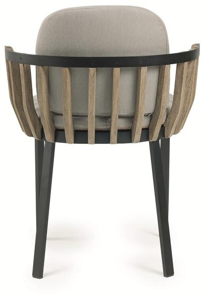 Ethimo Садовый стул из тика с подлокотниками Swing Swpd05 - Вид №2