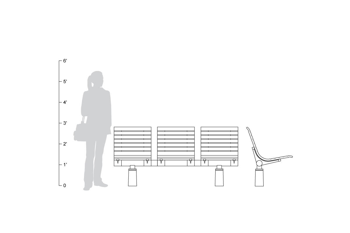FSRT77 Система сидений tecno rs  Forms-surfaces  - Вид №11