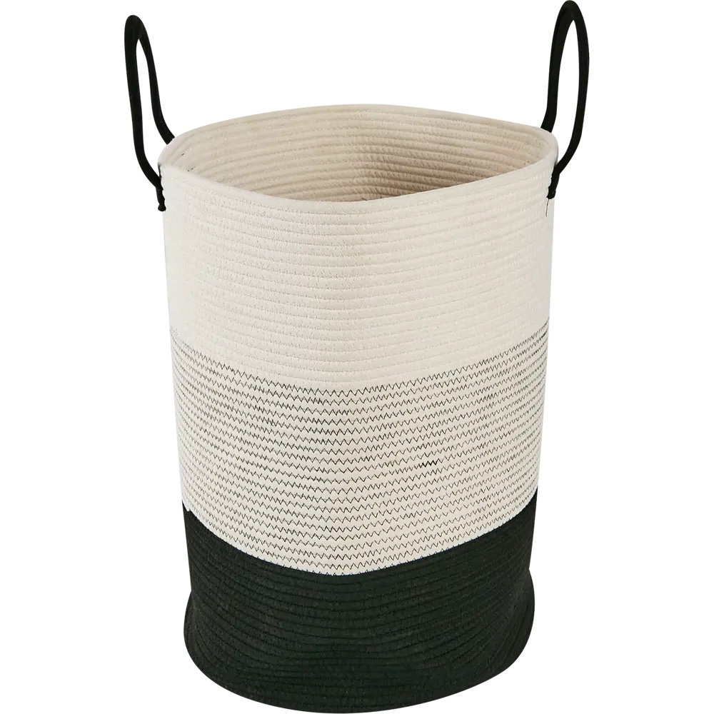 Корзина для белья Swensa Asta 72.2 л цвет молочно-черный STLM-2056967 - Вид №1