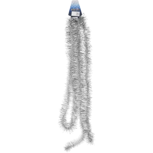 Мишура Вьюга 270 см цвет серебро