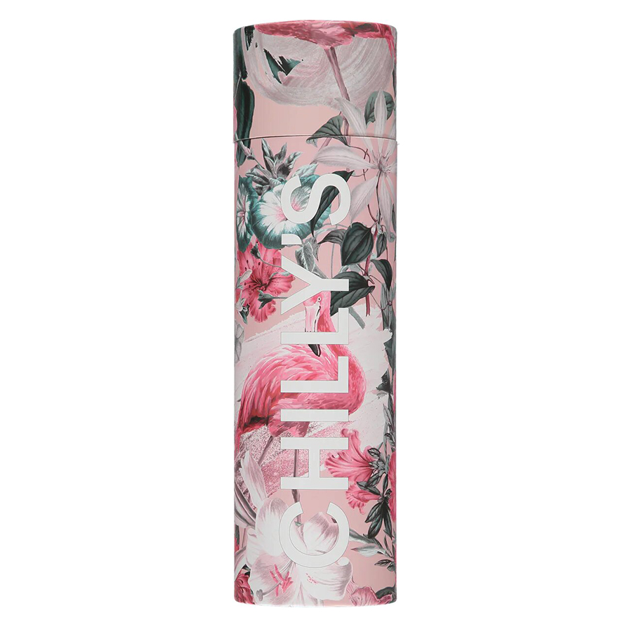 Термос 500 мл розовый Tropical Flamingo CHILLY'S BOTTLES ДИЗАЙНЕРСКИЕ 00-3948033 Розовый  - Вид №1