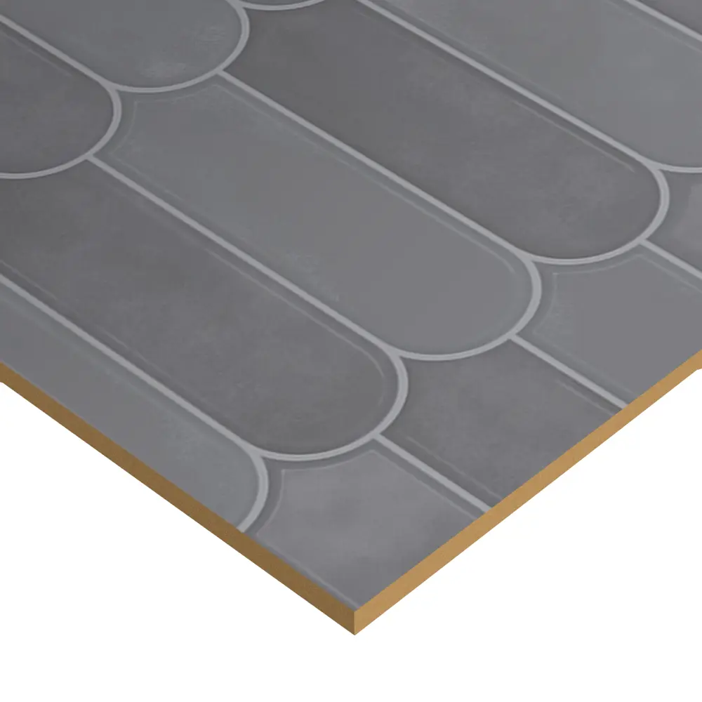 Настенная плитка Azori Salieri Grey 31.5x63 см 1.79 м² глянцевая цвет серый STLM-2092768 - Вид №3