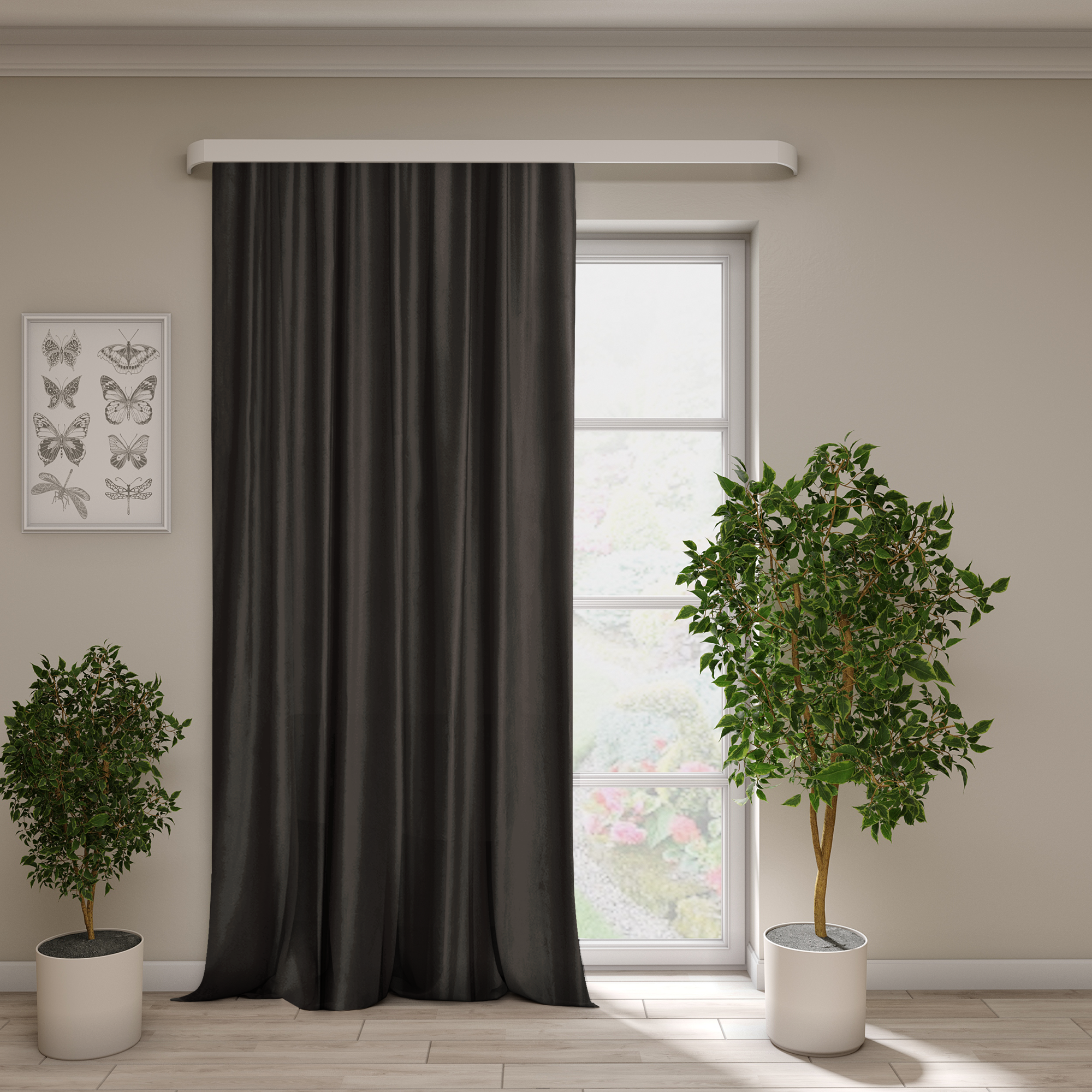 Бархатная ткань «Венге» ТОРГОВЫЙ ДОМ ТЕКСТИЛЬ для изысканных интерьеров 81959968 STLM-0015400 - Вид №3