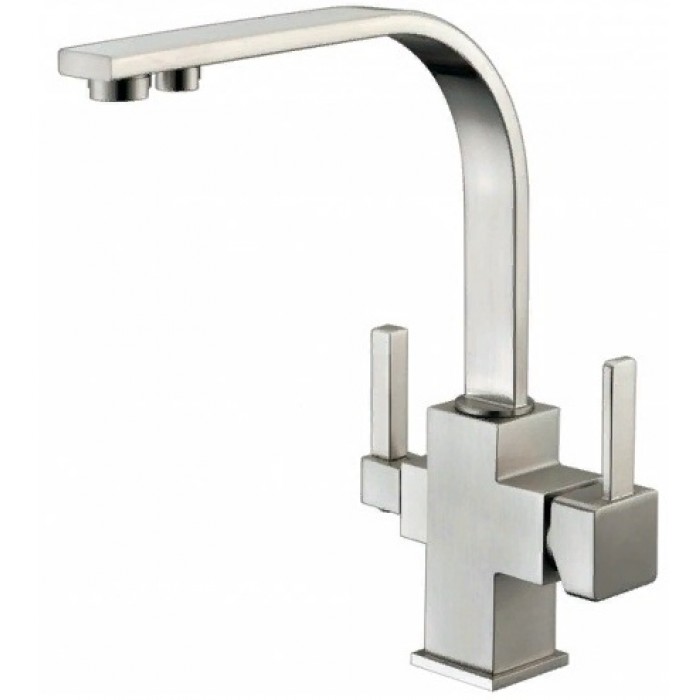 Zorg ZR 332 YF Nickel Смеситель для кухни Zorg 290х205 мм  - Вид №1