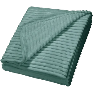 Плед Strips 150x200 см велсофт цвет бирюзовый 83706334 STLM-2114892