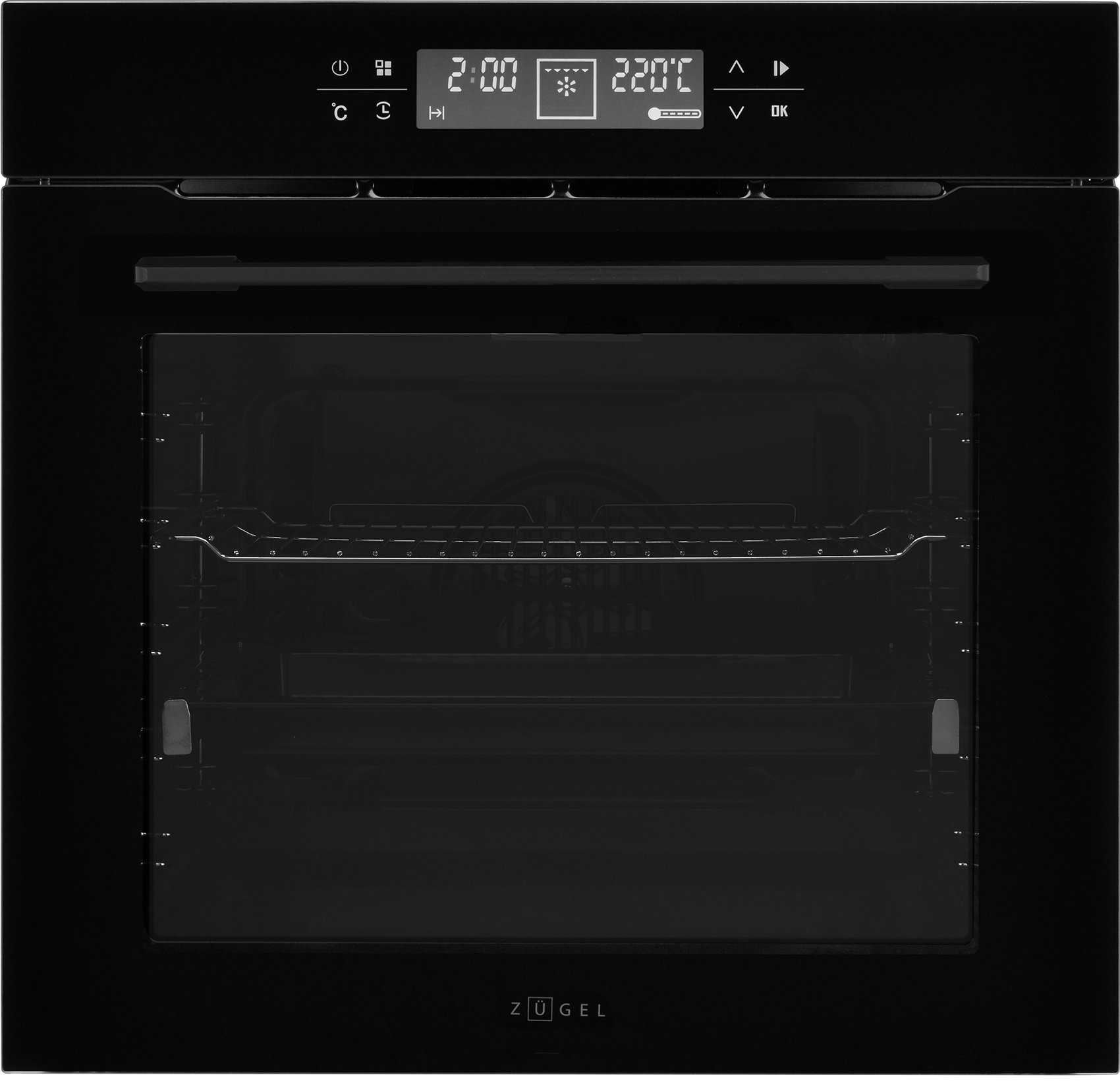 5361899 Электрический духовой шкаф ZUGEL ZOE601B черный STDN-0146168