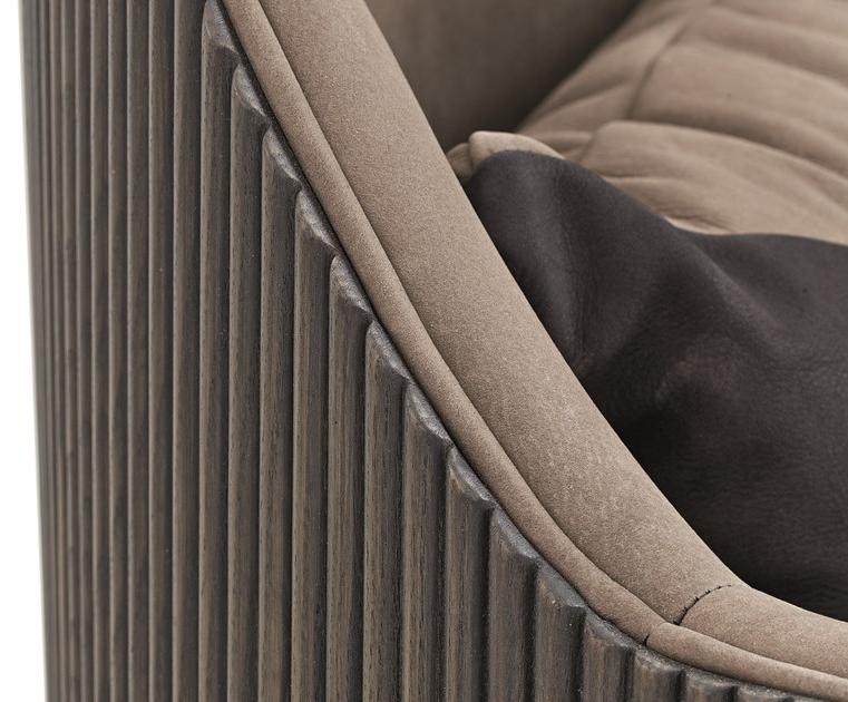 Shake Кресло в набуке с подлокотниками Hege sun-id-1369786 - Вид №2