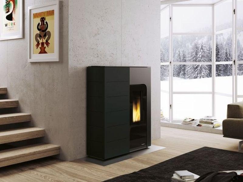 PALAZZETTI Пеллетная печь из стали и стекла класса а + Ginger sun-id-1387996 - Вид №2