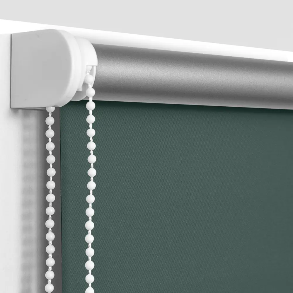Штора рулонная блэкаут Эскар 60x160 см серо-зеленая Emeraldo BLACKOUT STLM-2171140 - Вид №1