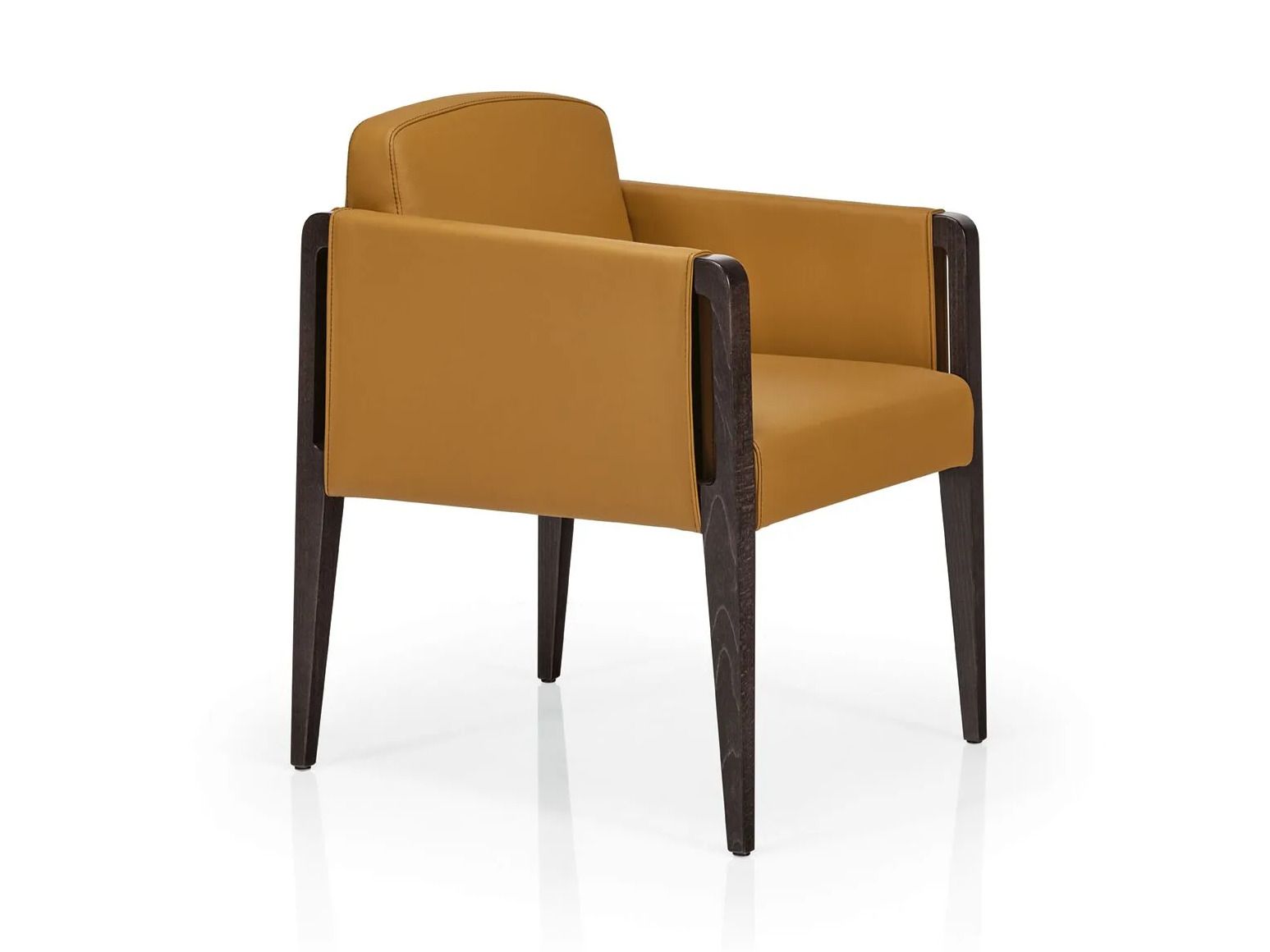 Кожаный стул с подлокотниками More Contract Sam ARCH-00066474