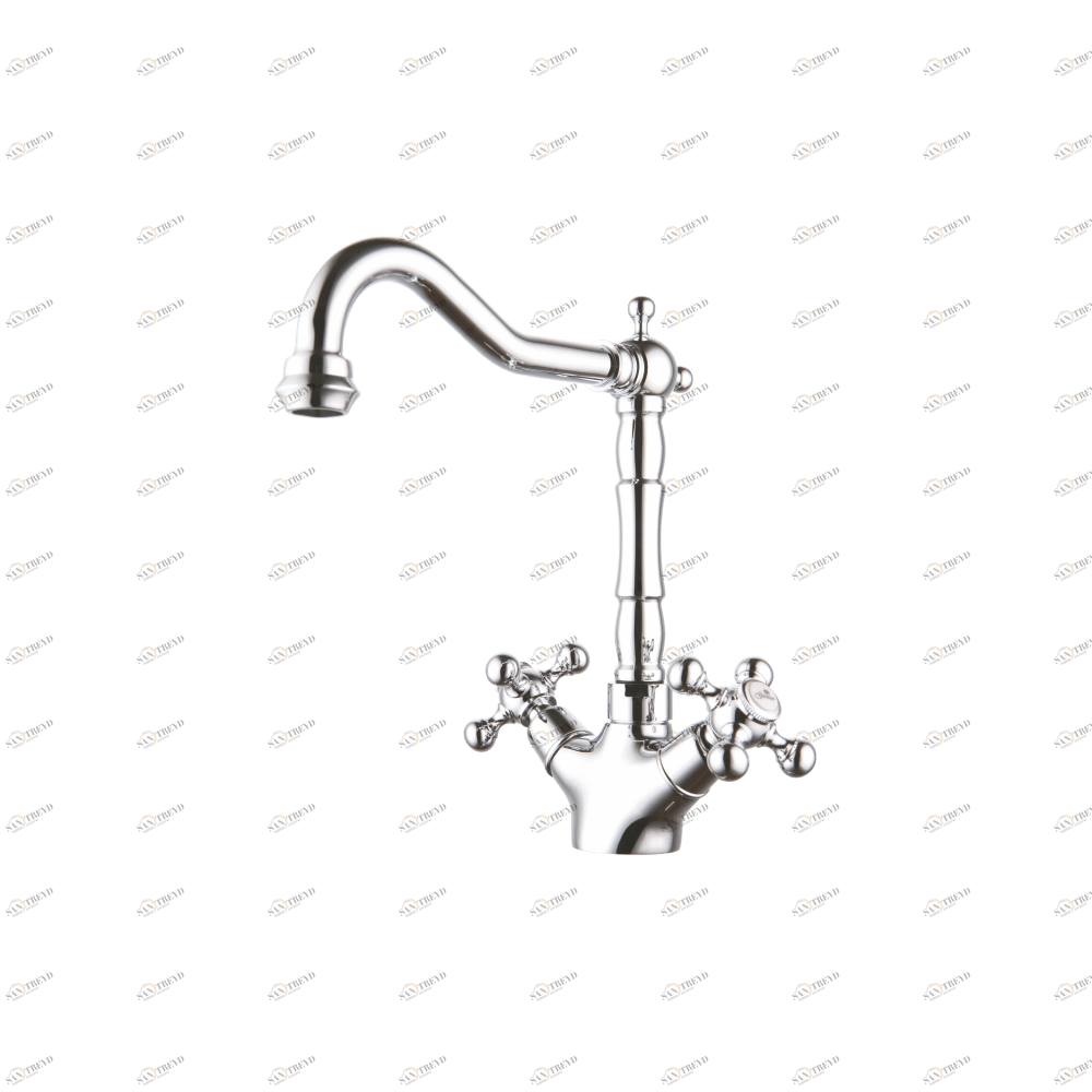 GZ 09022 Смеситель для кухни двухвентильный Ganzer Хром Ganzer Германия 13955