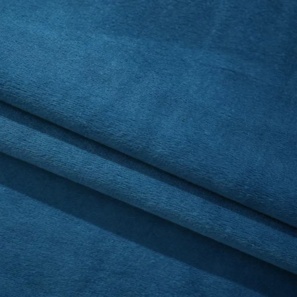 СТОЛИЦА ТЕКСТИЛЯ - Бархатная ткань для штор синего цвета 150 см 89389475 STLM-1568336