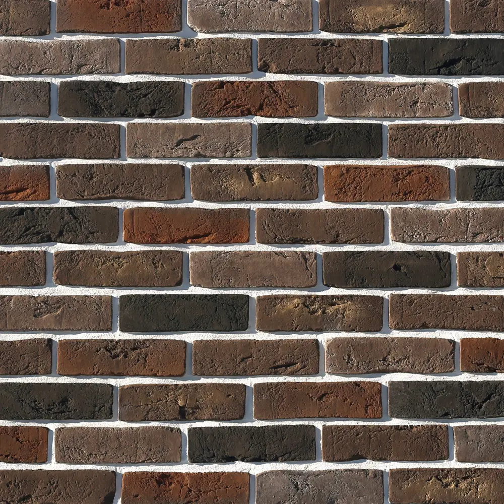 Искусственный камень White Hills Лондон Брик в кофейных тонах для элегантной отделки 18829095 STLM-0013045