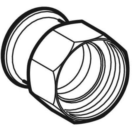 25048 Соединительный элемент Geberit Mapress из углеродистой стали, с накидной гайкой Geberit  - Вид №1