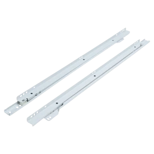 Мебельные направляющие 250 мм сталь цвет белый