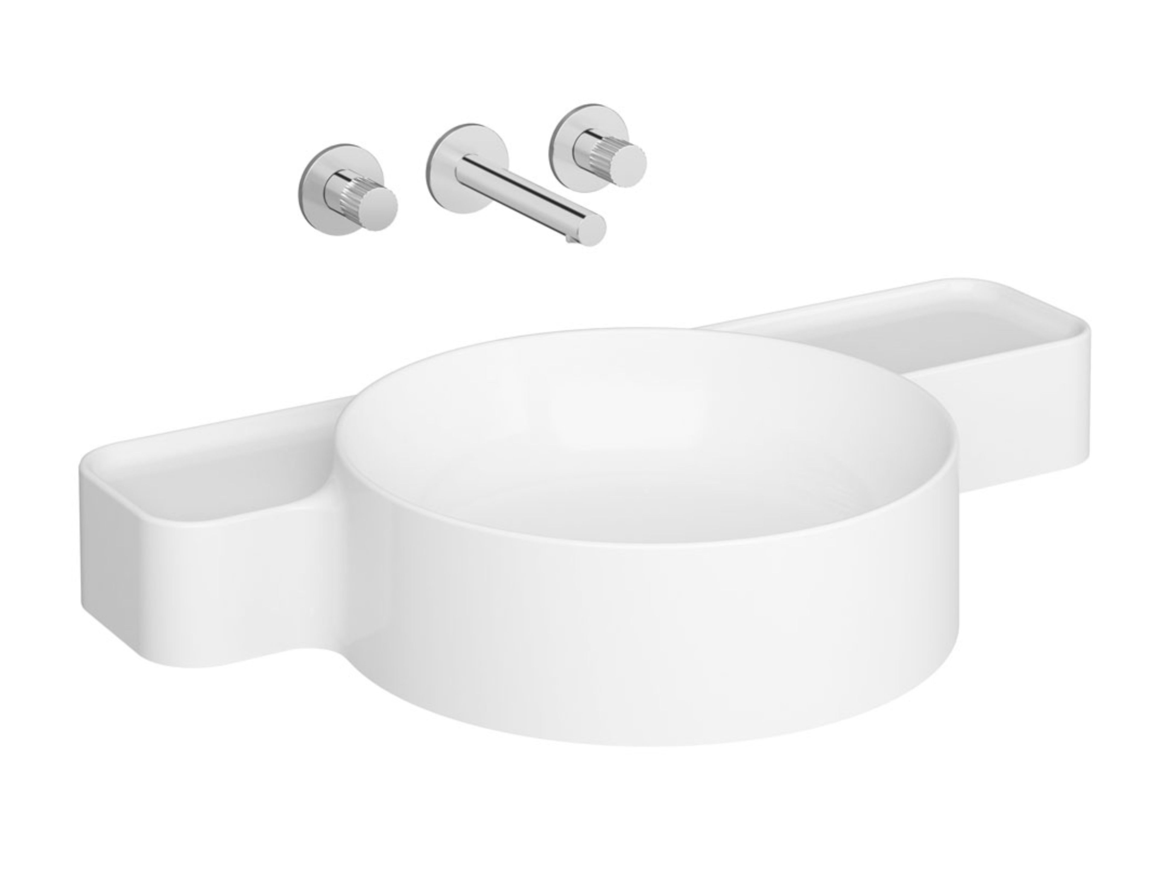 Круглый керамический подвесной умывальник VitrA Bathrooms Voyage ARCH-00108904