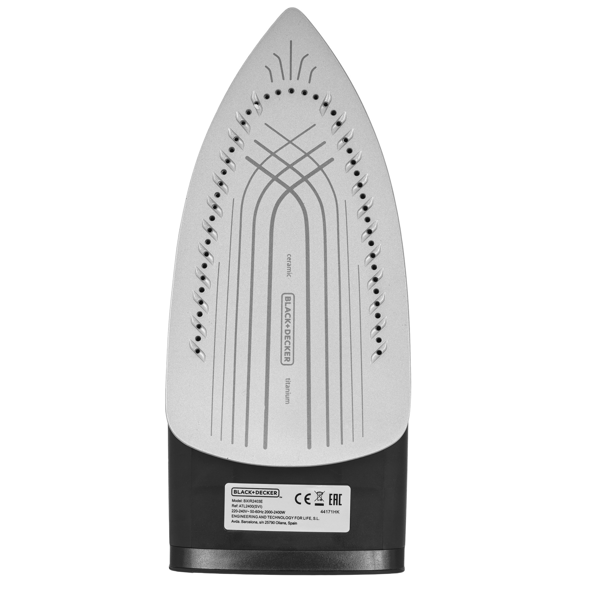 9918777 Утюг Black+Decker BXIR2403E черный STDN-0029896 - Вид №3