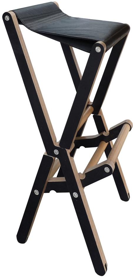 DVELAS Складной табурет из парусины с подставкой для ног  2nd ris  - Вид №1