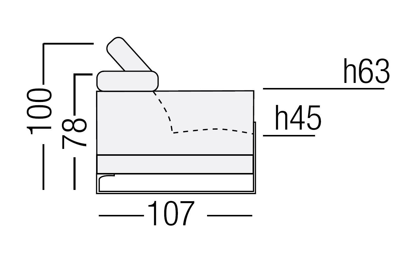 2-местный диван с полуостровом Egoitaliano ASHLEY ARCH-00081719 - Вид №2