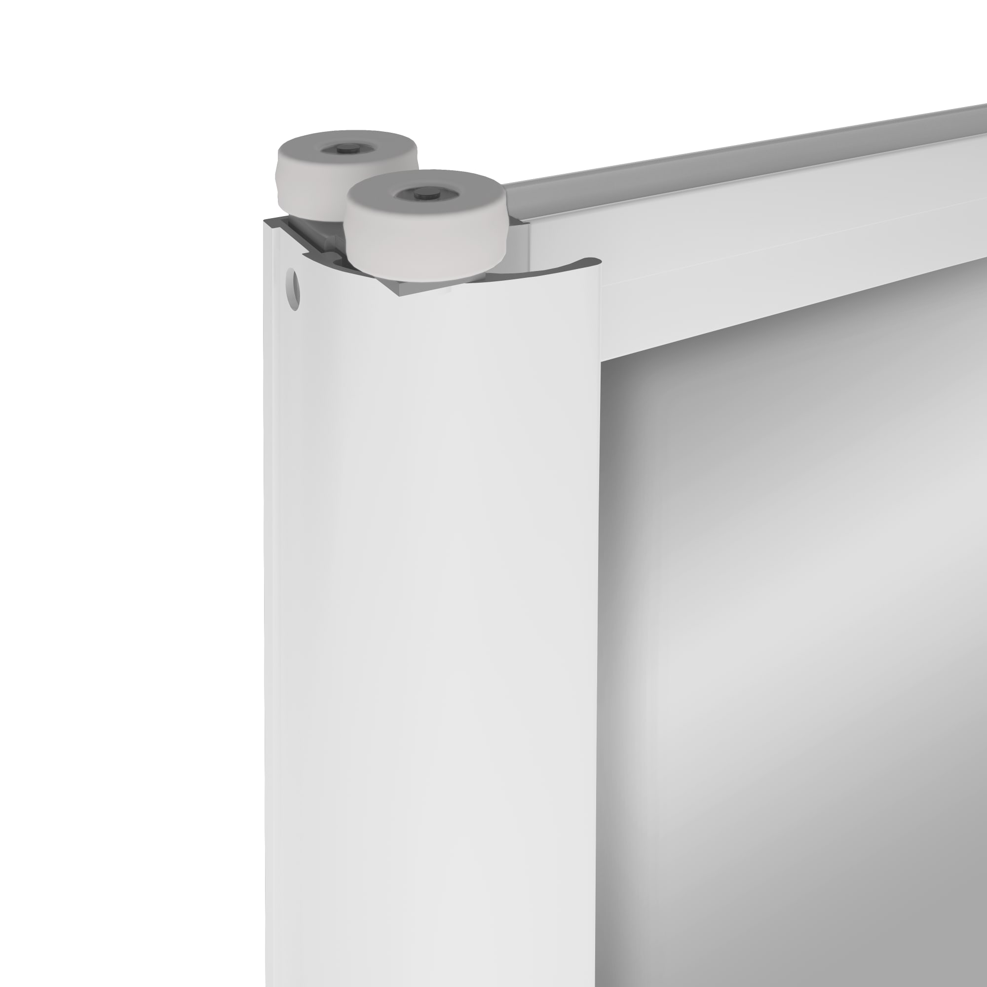 SPACEO Дверь-купе зеркальная с алюминиевым профилем 2455×804 мм 82362541 STLM-0025487 - Вид №2