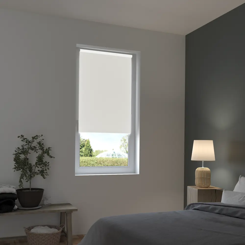 Штора рулонная блэкаут Inspire Santos 80x160 см белая White 0 82692216 STLM-2109641 - Вид №11