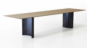 Porro Прямоугольный стол из каштана