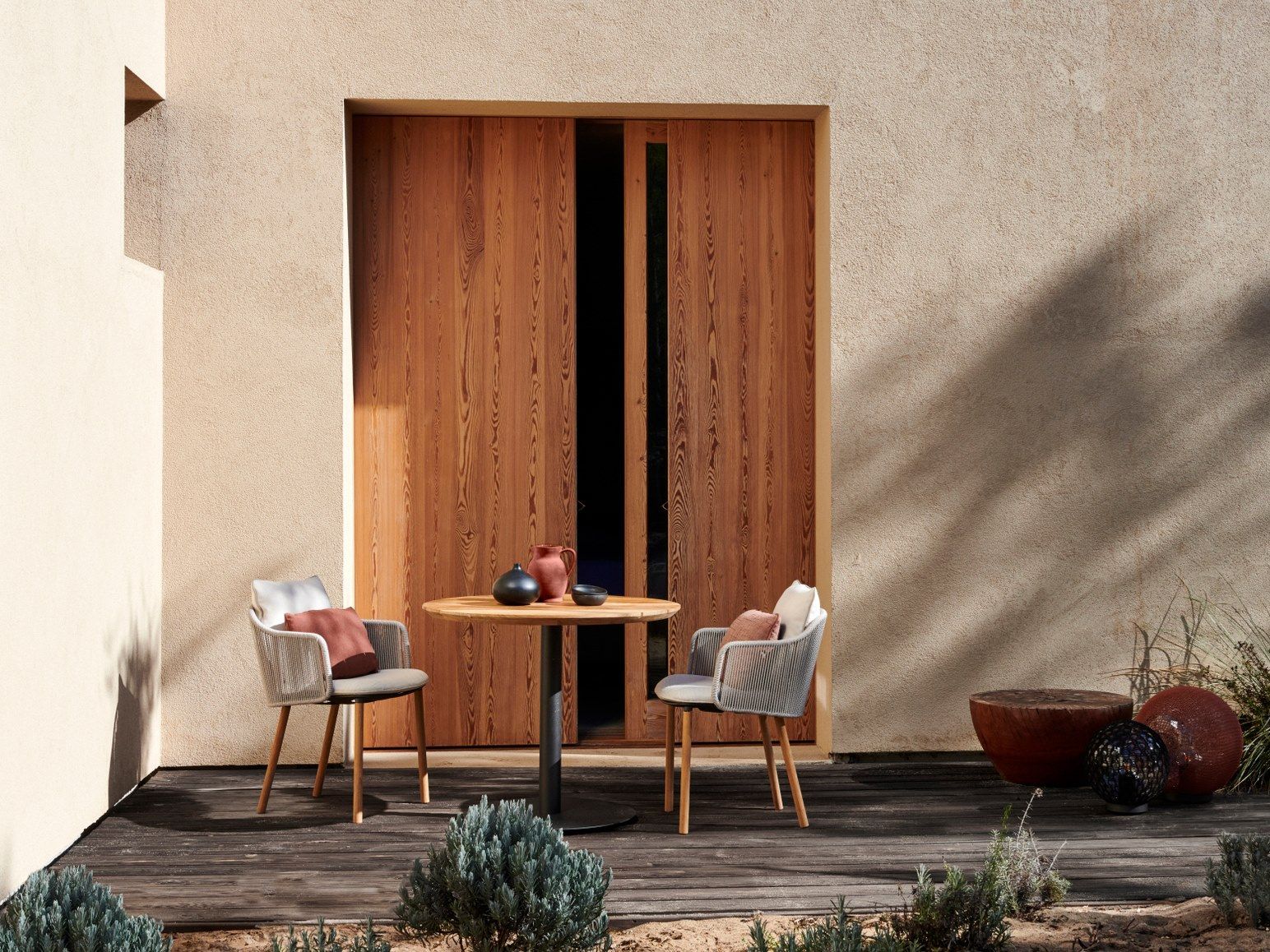 Садовый стул с тканевым подлокотником TRIBÙ Senja ARCH-00090353 - Вид №3