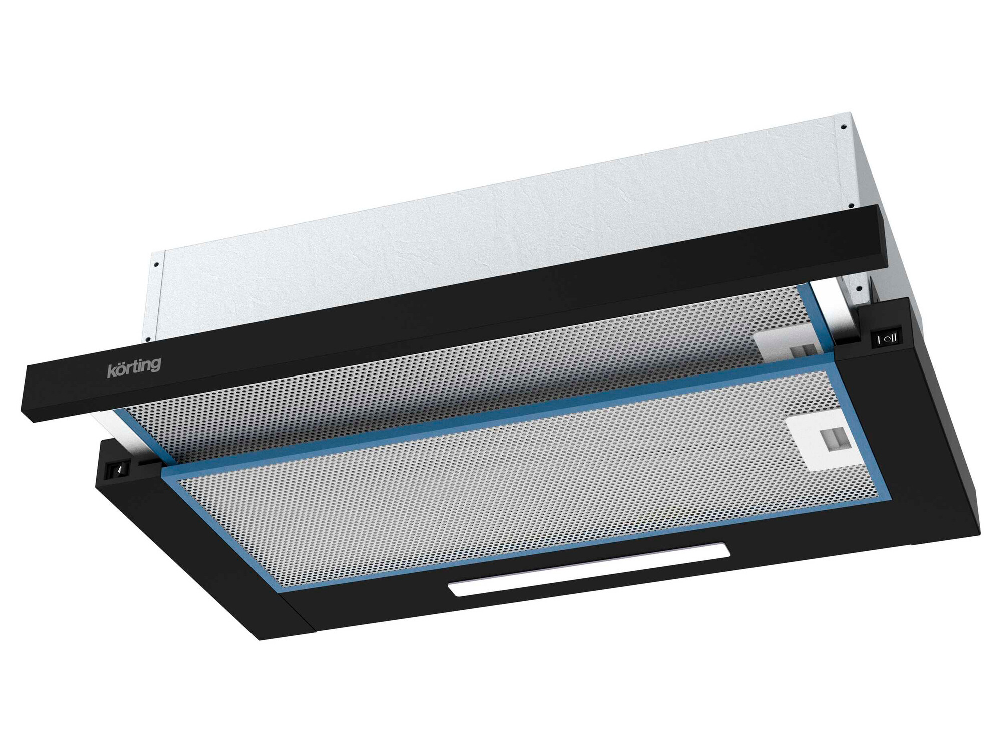 9976843 Вытяжка телескопическая Korting KHP 6512 N черный/черный STDN-0064157