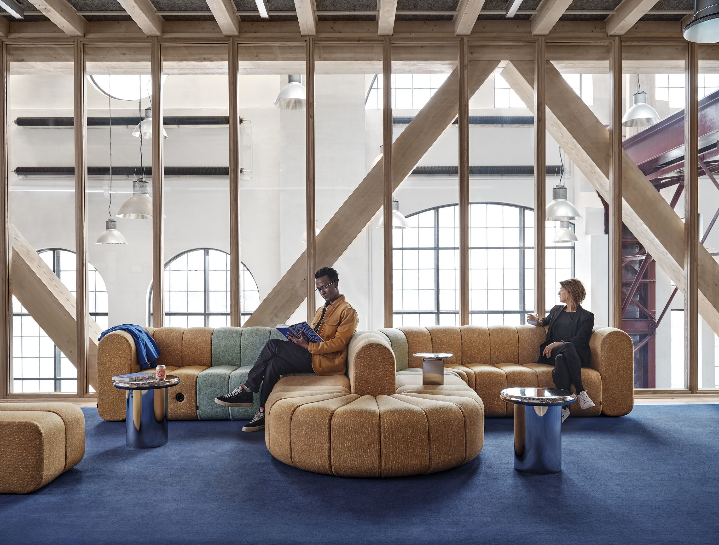 Круглый журнальный столик из зеркального стекла Bla Station BLANK ARCH-00053213 - Вид №2