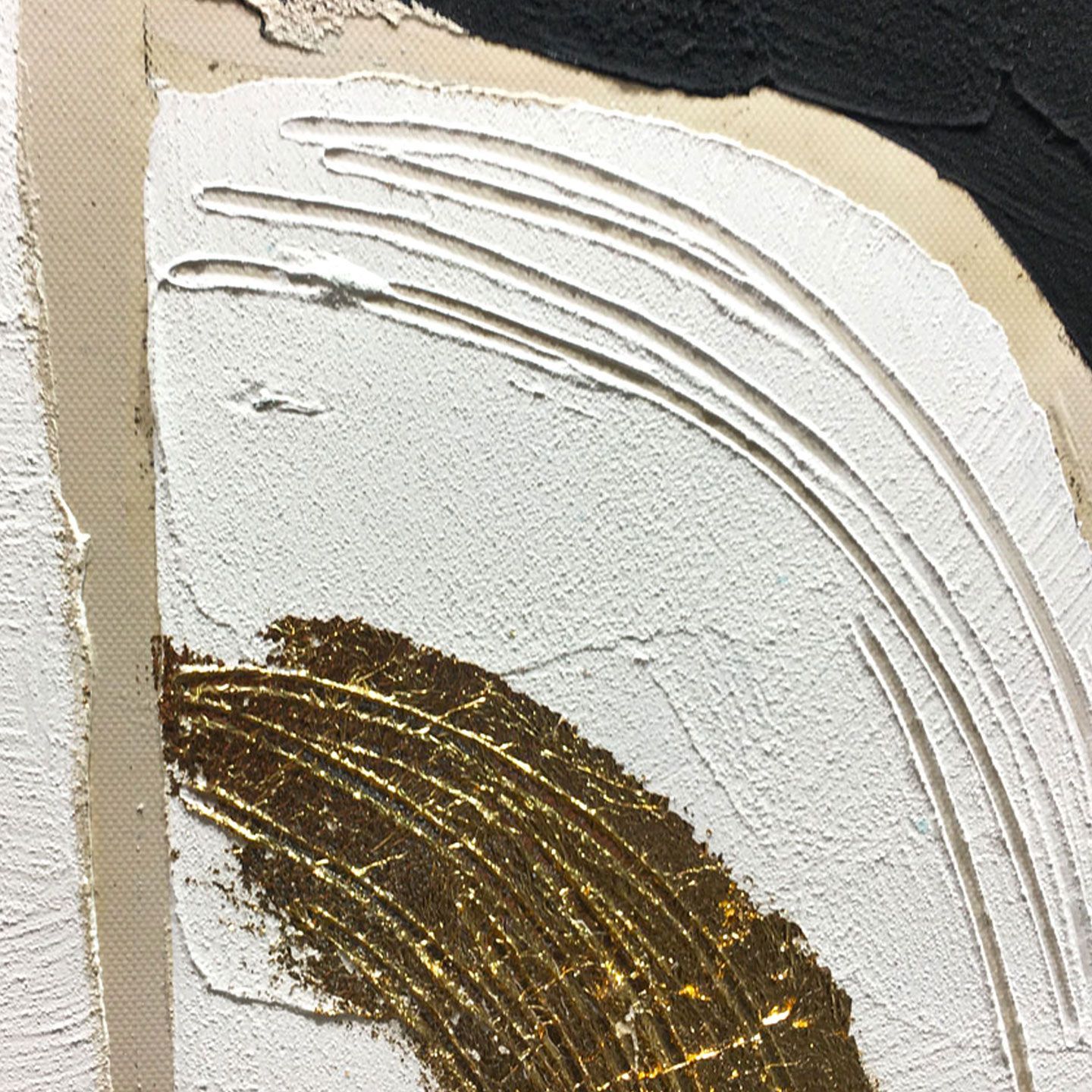 Холст рамки Agave BLACK AND GOLD 1 ARCH-00136664