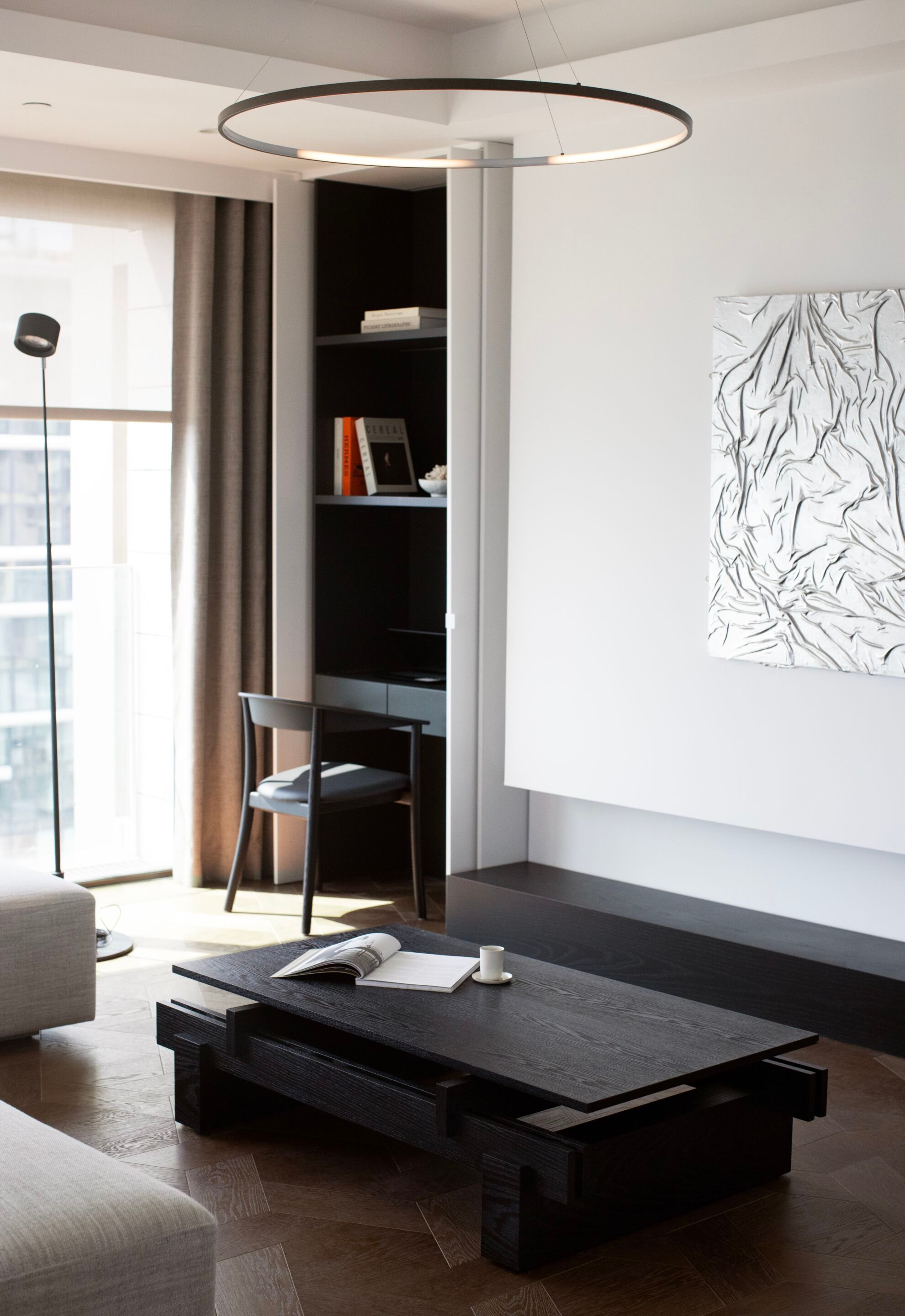 Низкий журнальный столик из дуба со стеклянной столешницей YET. Design Studio Off_Grid ARCH-00043247 - Вид №3