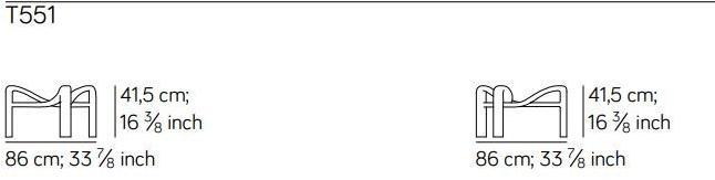 AMURA Круглый журнальный столик из дерева и стекла Twister sun-id-1394443 - Вид №5