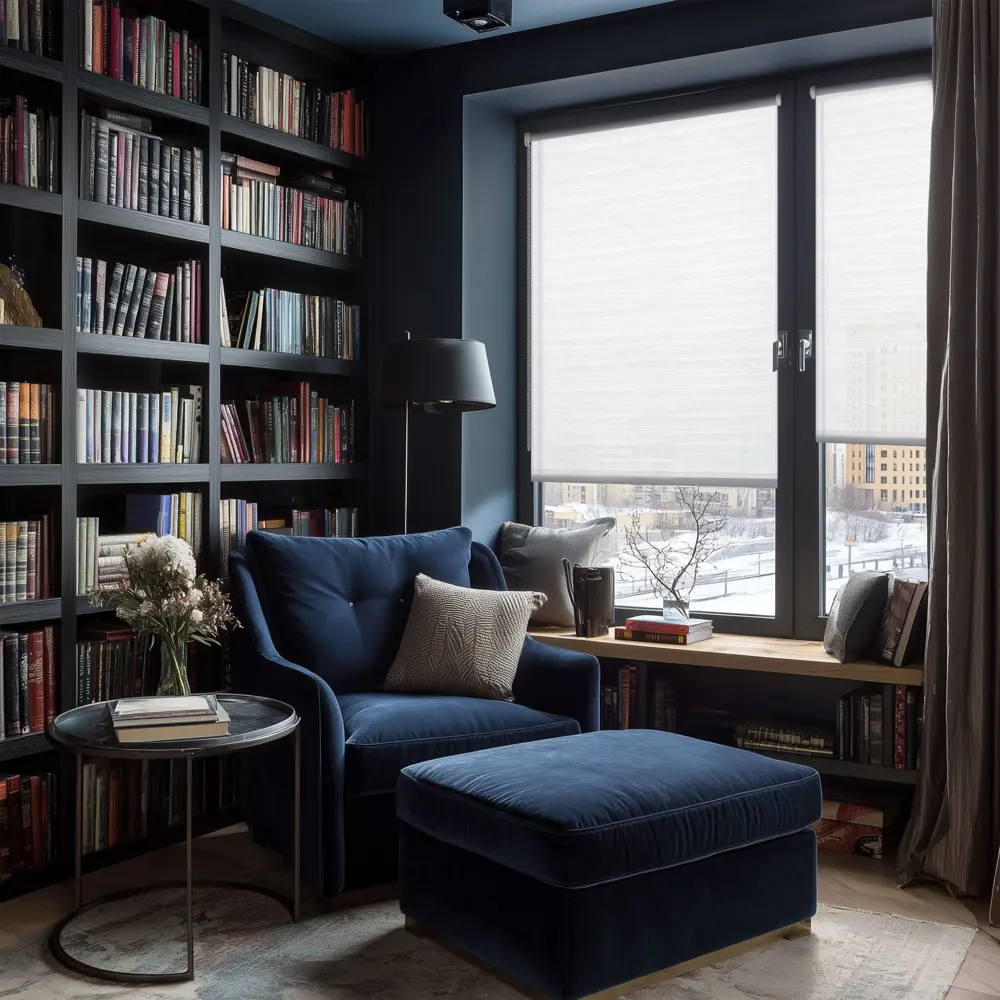 Штора рулонная Микли 50x150 см белая FRANC GARDINER STLM-2148961 - Вид №3