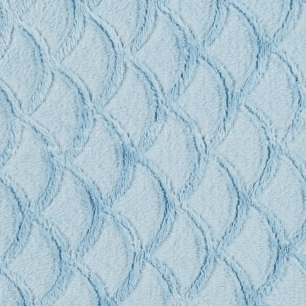 Плед Aglae 180x200 см фланель цвет голубой Ardenza Весеннее промо STLM-2175767 - Вид №1