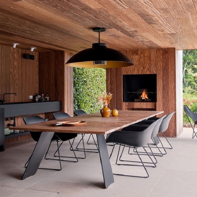 HEATSAIL DOME PENDANT Уличный обогреватель инфракрасный с освещением DOME PT