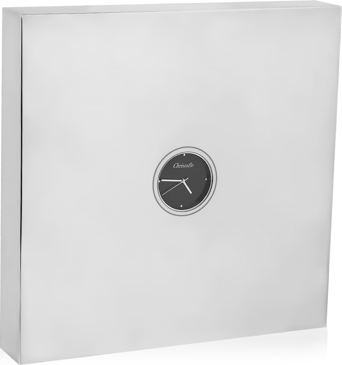 97895 Christofle Часы настольные "Декоратив" (посереб.) Посеребрение 