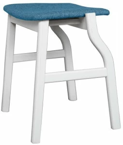 Bedont Низкий деревянный табурет со встроенной подушкой Kalea