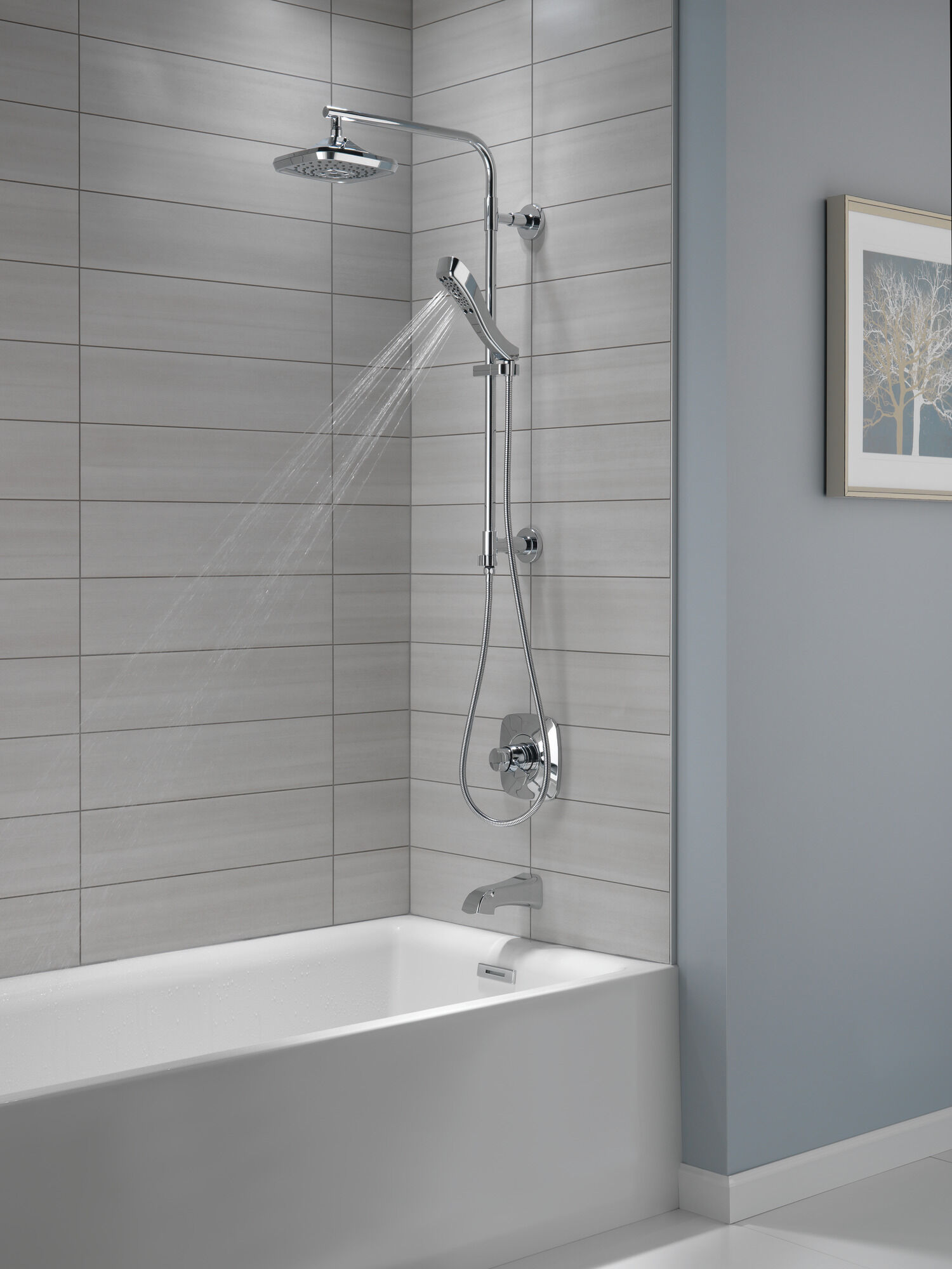 RP78735SP Излив ванны - отводной клапан Delta Faucet Tesla Матовый никель Spotshield - Вид №6