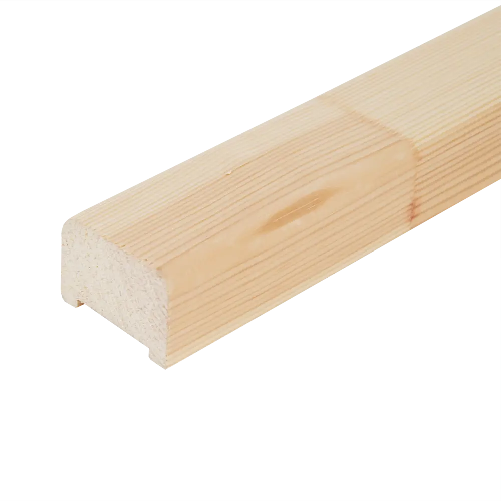 83850939 Поручень прямоугольный сращенный хвоя Сорт Экстра 40x60x3000 мм STLM-1014505 Santreyd 