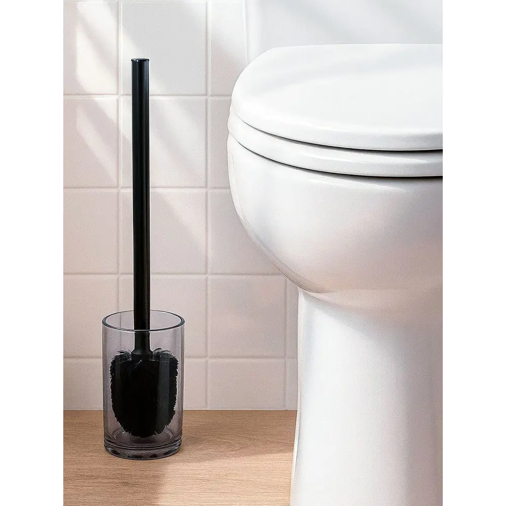 Ерш для унитаза симпл стекло серый Santreyd STLM-2176616 - Вид №4