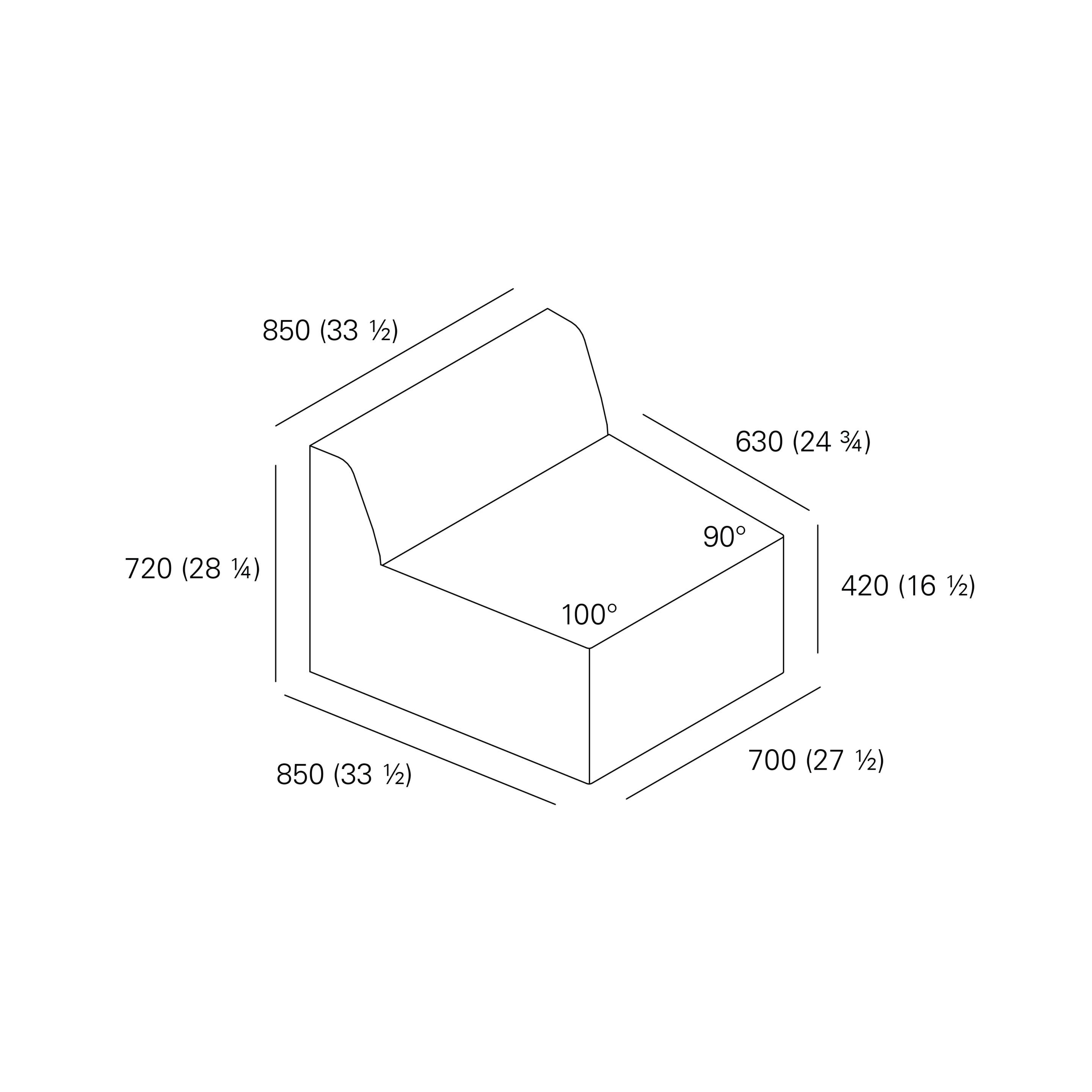 Модульный диван e15 KERMAN ARCH-00096233 - Вид №24