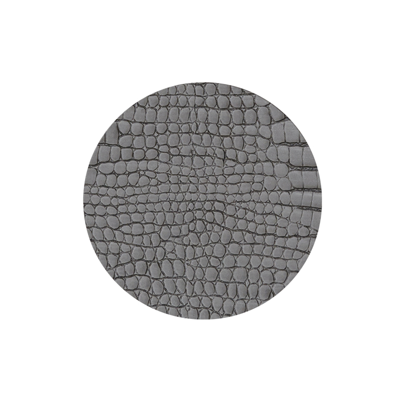 98143 CROCO silver-black подстаканник круглый, диаметр 10 см, толщина 2мм;LIND DNA