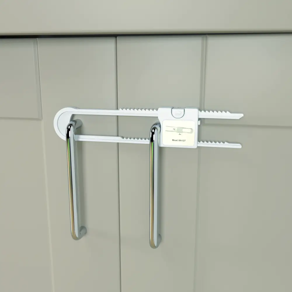 Блокиратор створок дверей TCWA-027, пластик, цвет белый Santreyd STLM-2126829 - Вид №2