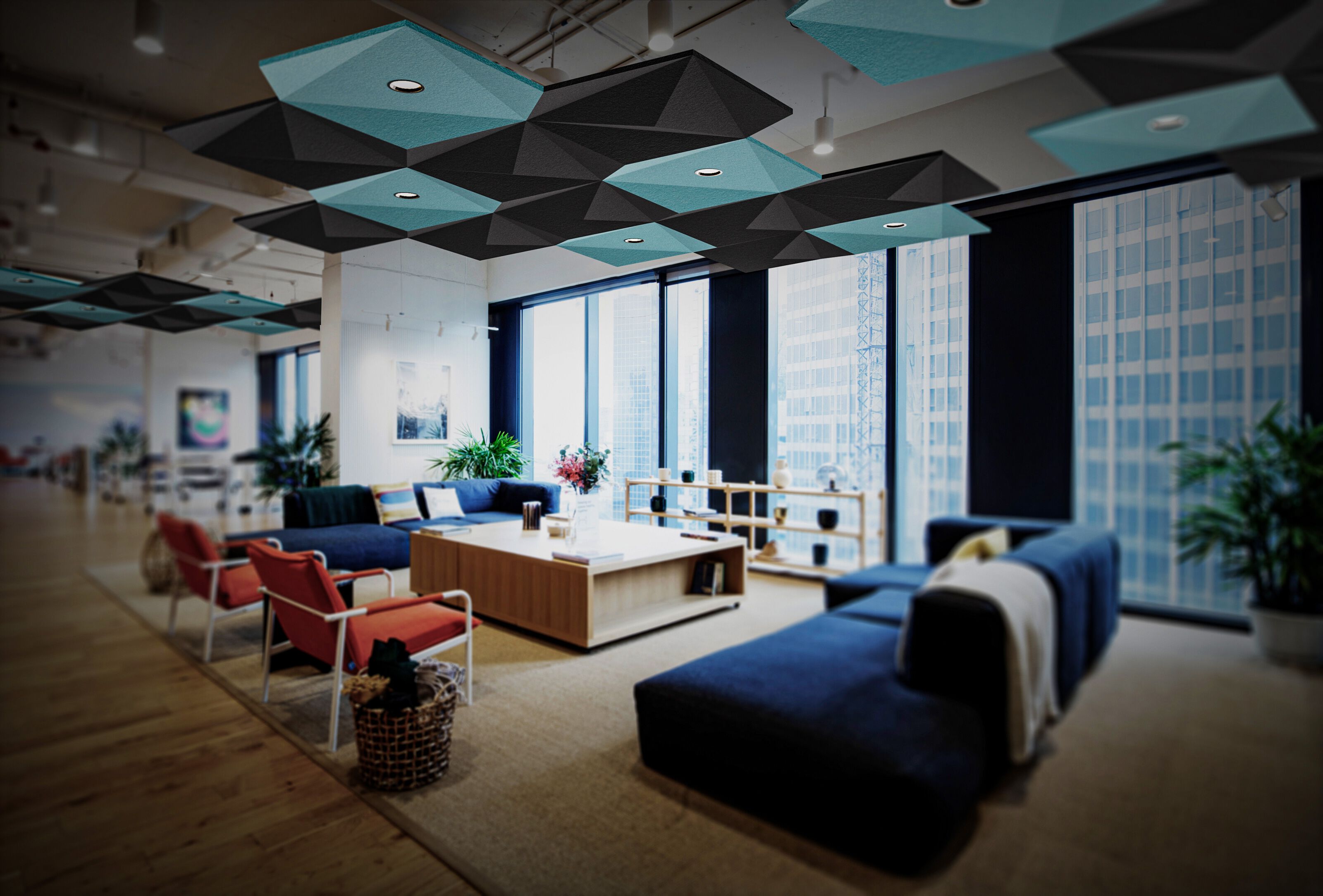 Подвесная акустическая панель ECHOJAZZ ECHOLED® ORBIT ARCH-00071977 - Вид №3