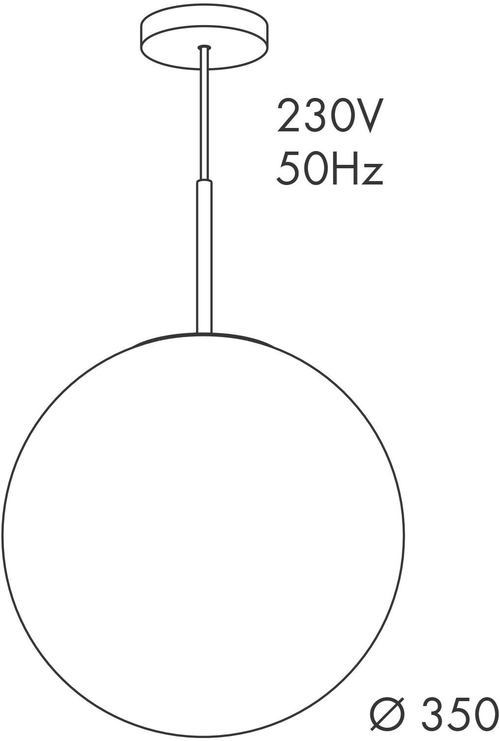 LUNOO Подвесной светильник с галогеном прямого света в стекле sun-id-1438851 - Вид №4