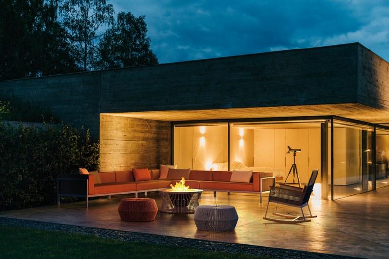 Kettal Садовое кресло-качалка из веревки Landscape #943101-750 - Вид №2