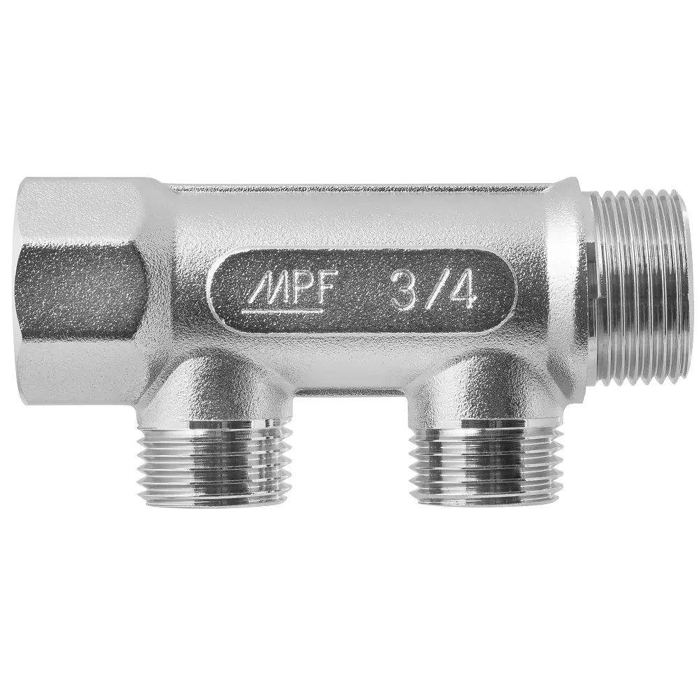 Коллектор MPF на 2 выхода 3/4"x1/2" наружная резьба STLM-2102316 - Вид №1