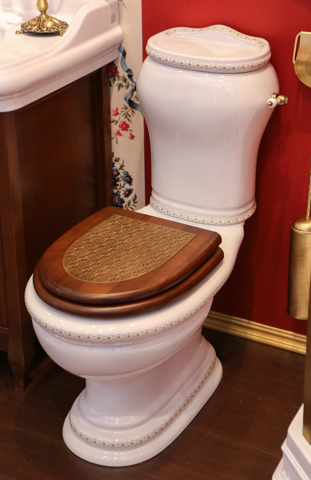 ML.MLD-25.702.D3.BR/ML.MLD-25.708.D3.BR/ML.OLV-29.012/ML.OLV-29.015/ML.RIC-29.040.BI.BR Напольный унитаз Migliore Milady - Вид №1