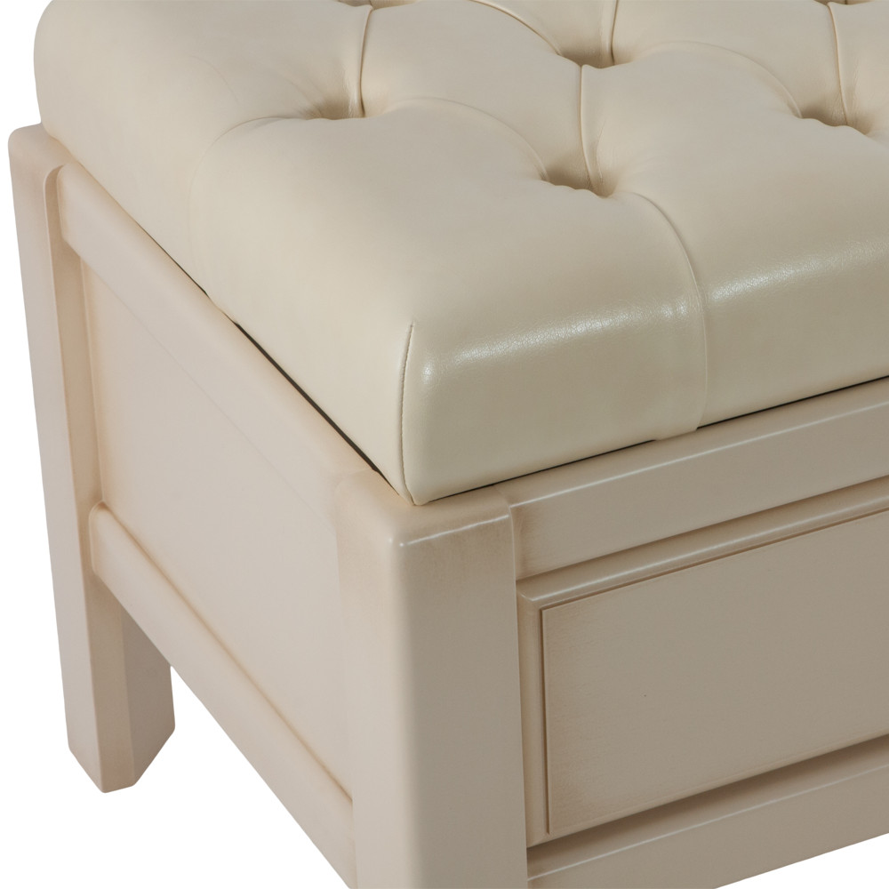 11127 Банкетка Лотос 6 Айвори Ваниль BOGACHO 4627138159231 - Вид №2