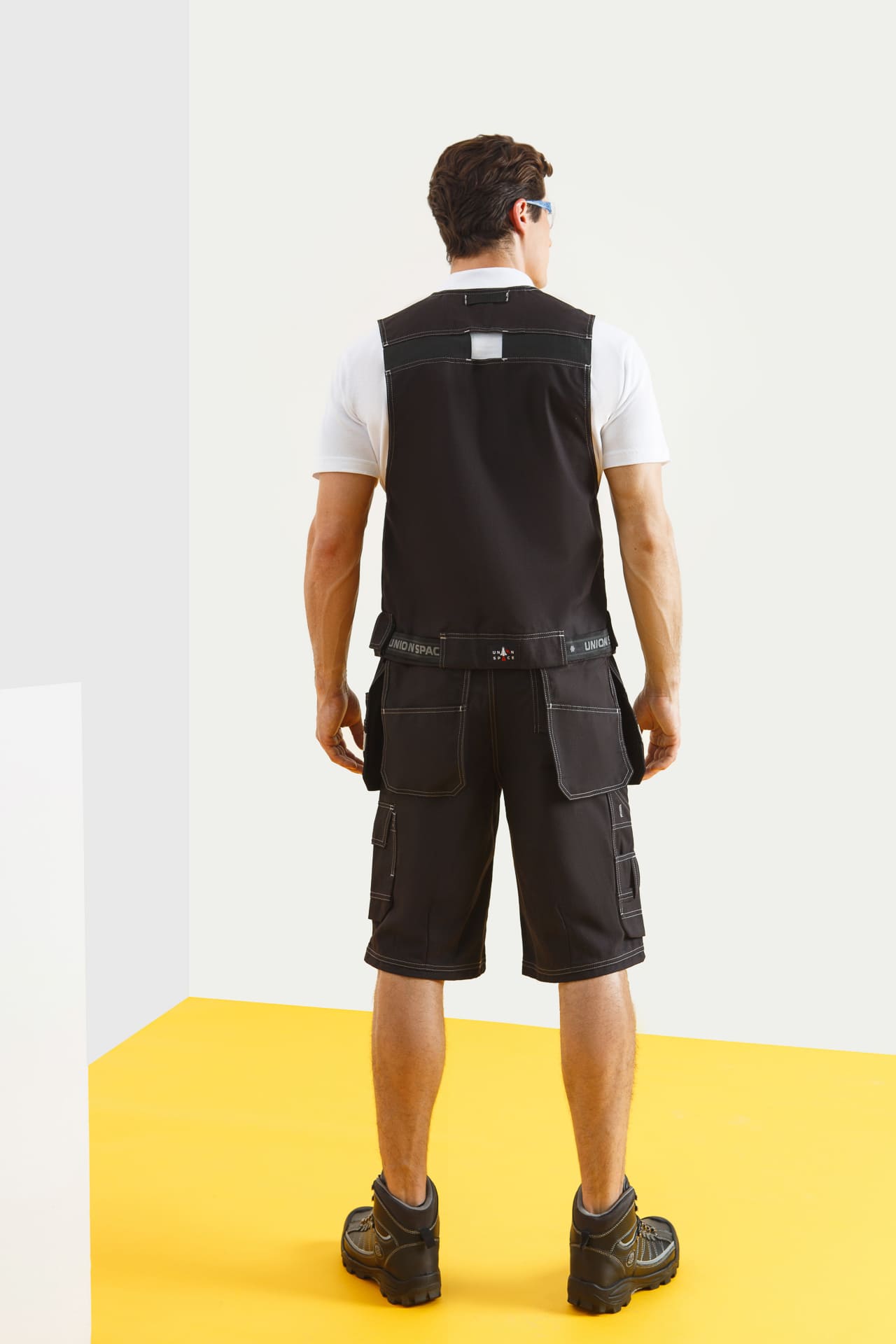 62598 Жилет  черный Union Space  Летняя спецодежда  размер 48-50  - Вид №4